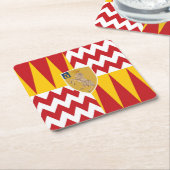 コントラダディバルディモントーン（ラムの谷） スクエアペーパーコースター (アングル)