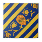 コントラダデッラタルトゥカ（亀）パリオ・ディ・シエナ タイル (正面)