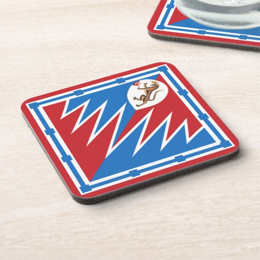 コントラダデッラパンテラ（パンサー）パリオ・ディ・シエナ コースター (左側)