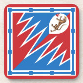 コントラダデッラパンテラ（パンサー）パリオ・ディ・シエナ コースター (正面)