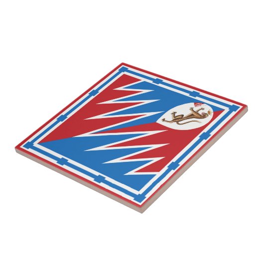 コントラダデッラパンテラ（パンサー）パリオ・ディ・シエナ タイル (側面)