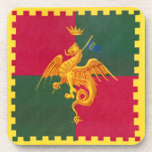 コントラダデルドラゴ（ドラゴン）パリオディシエナ コースター (正面)