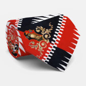 コントラダプリオラデッラシヴェッタ（フクロウ）パリオディシエナ ネクタイ (ロール)