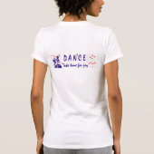 コントラダンスの喜びTシャツ Tシャツ (裏面)