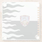 コントラダ・デラ・ルパ(She-Wolf)パリオ・ディ・シエナ ガラスコースター (裏面)