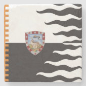 コントラダ・デラ・ルパ(She-Wolf)パリオ・ディ・シエナ ストーンコースター (正面)