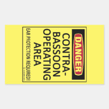 コントラバサーン動作領域長方形シール