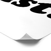 コントラバスのクラリネティストと散らかさないで ポスター (角)