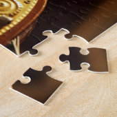 コントラバスのヘッドストック2 ジグソーパズル (側面)