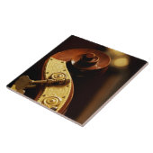 コントラバスのヘッドストック2 タイル (側面)