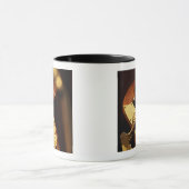 コントラバスのヘッドストック2 マグカップ (中央)