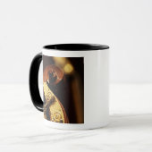 コントラバスのヘッドストック2 マグカップ (正面左)