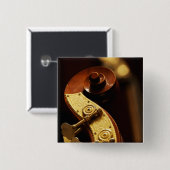 コントラバスのヘッドストック2 缶バッジ (正面&裏面)