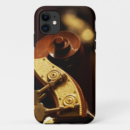 コントラバスのヘッドストック2 Case-Mate iPhoneケース (裏面)