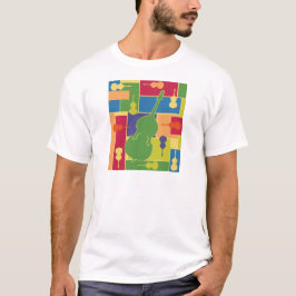 コントラバスカラーブロックシャツ Tシャツ