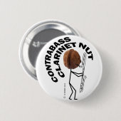 コントラバスクラリネットナット 缶バッジ (正面&裏面)