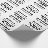 コントラバスクラリネット最重要楽器 ラッピングペーパー (角)