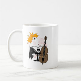 コントラバスプレーヤー コーヒーマグカップ