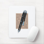 コントラバスーンデザイン マウスパッド (マウス)