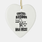コントラバスーン、脳凍結 セラミックオーナメント (右)