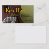 コントラバス奏者の名刺 名刺 (正面/裏面)