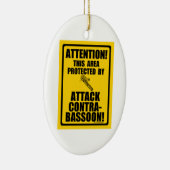 コントラバス攻撃 セラミックオーナメント (右)