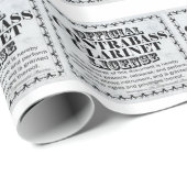 コントラバス・クラリネットのライセンス ラッピングペーパー (ロールコーナー)