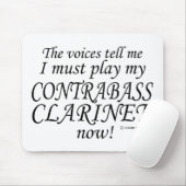 コントラバス・クラリネットの声遊は マウスパッド (マウス)