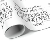 コントラバス・クラリネットの声遊は ラッピングペーパー (ロールコーナー)