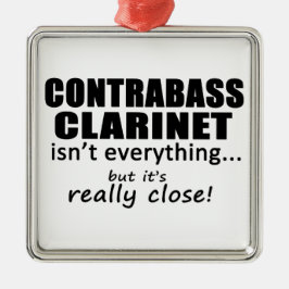 コントラバス・クラリネットは全てではない メタルオーナメント