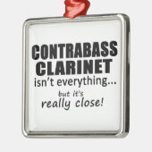 コントラバス・クラリネットは全てではない メタルオーナメント (左)