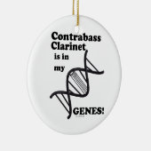 コントラバス・クラリネットは私の遺伝子にある セラミックオーナメント (右)