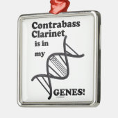 コントラバス・クラリネットは私の遺伝子にある メタルオーナメント (左)