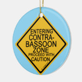 コントラバス・ゾーンへの入力 セラミックオーナメント (左)
