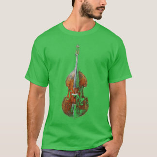 コントラバス 音楽 楽器 アート コントラバス 友達 Tシャツ