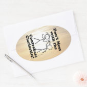 コントラバスClarinetis Oval Stiで混乱してはいけない 楕円形シール (封筒)