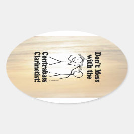 コントラバスClarinetis Oval Stiで混乱してはいけない 楕円形シール