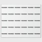 コントラバソノホリック生活 ラッピングペーパー (フラット)