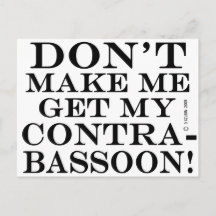 コントラバソンを取り出さないで