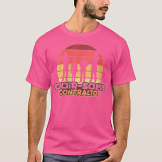 コントラルト・オペラ歌手の音楽をクラシカル合唱 Tシャツ