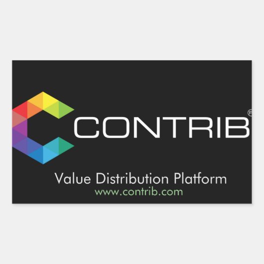 コントリブステッカー1 長方形シール (正面)