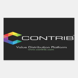 コントリブステッカー1 長方形シール
