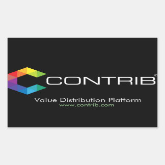 コントリブステッカー1 長方形シール