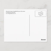 コントレイルはがき付きツリー ポストカード (裏面)