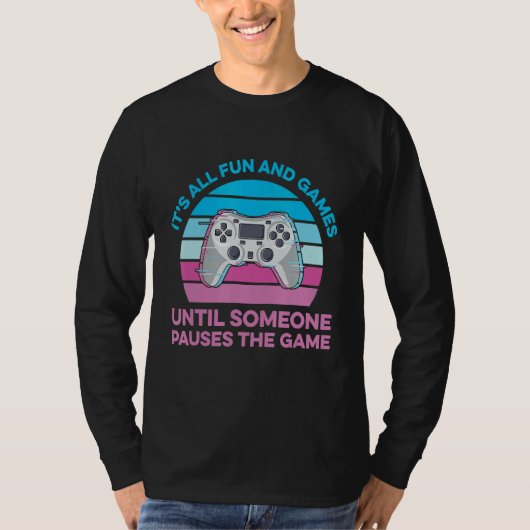コントローラおたく1のオンラインゲーマー引用文 Tシャツ (正面)