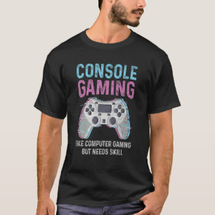 コントローラのフリークのためのコンソールゲーム Tシャツ