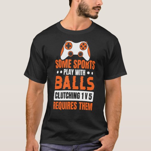 コントローラフリーク用ビデオゲーム引用文 Tシャツ (正面)