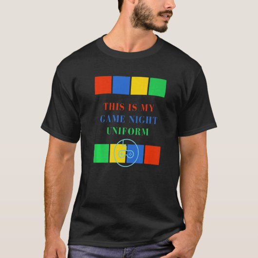 コントローラボードゲームは私のゲームナイト Tシャツ (正面)