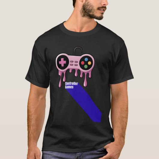 コントローラー ゲーム フレンド Tシャツ (正面)