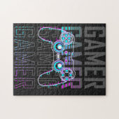 コントローラ付きゲーマー ジグソーパズル (横)